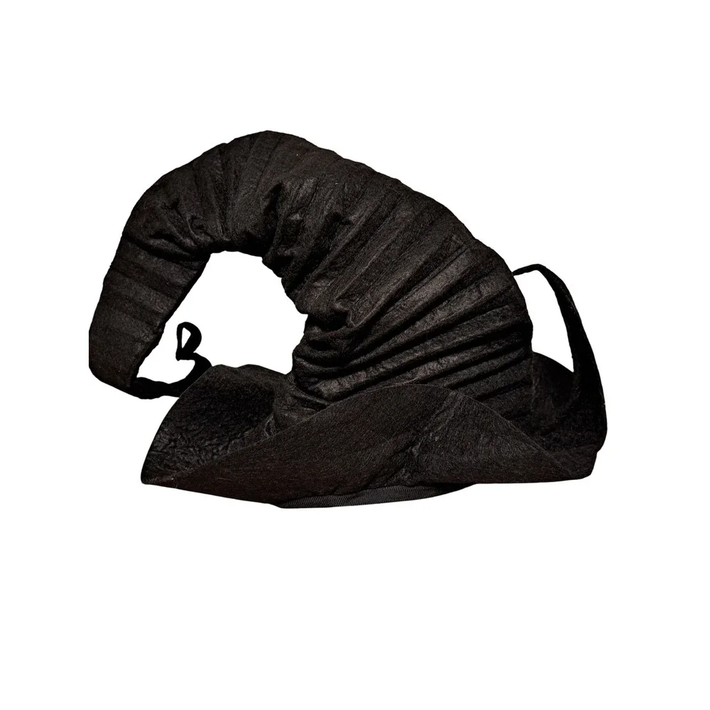 Black Witch Hat Costume Accessory Halloween Party Cosplay